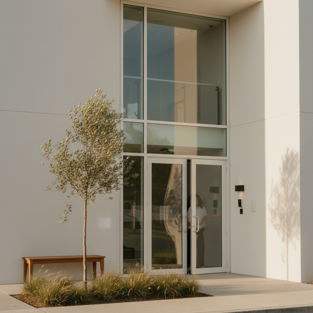 まきレディースクリニックの外観